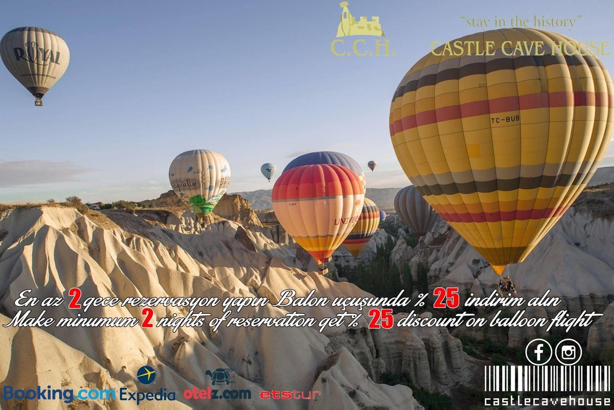 Castle Cave Hotel Гореме Экстерьер фото